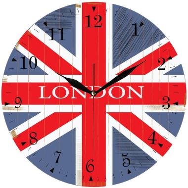 Jam Dinding Unik/Jam Dinding Kayu Vintage London