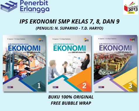 BUKU IPS EKONOMI KELAS 7,8,9 ERLANGGA KELAS 7