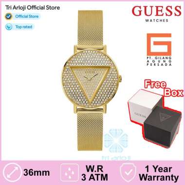 Guess Watches GUESS GW0477L2 Original ICONIC Jam Tangan Wanita Analog Gold
