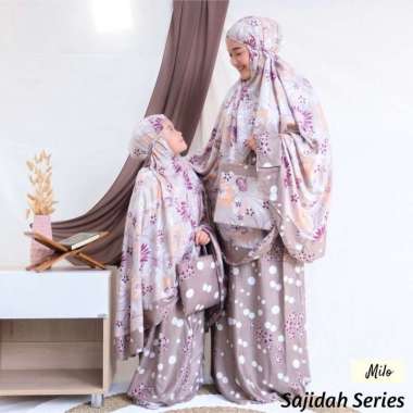 Mukena Murah Anak dan Ibu Bahan Rayon (5 variasi ukuran) 12 Tahun Sajidah milo