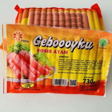 Geboyku sosis ayam 1kg - 730gr & 460gr | Sosis ayam geboooyku 730gr Siap Masak - 730gr
