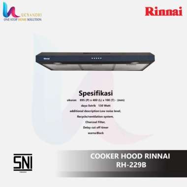Cooker Hood Rinnai RH-229B Slim Hood