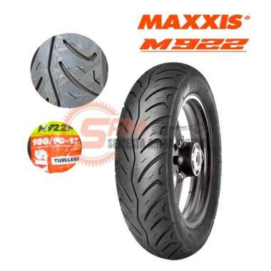 Ban Luar Maxxis M922 F Front 100/90 Ring 12 Tubeless Motor Vespa Matic