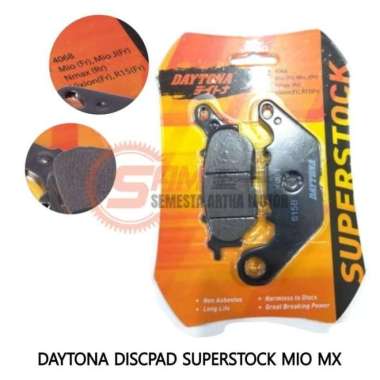 Daytona SuperStock Disc Pad Mio Mx Nmax Xeon Soul GT Kampas Rem Cakram