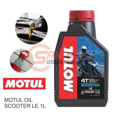 Oli Motor Matic Motul Scooter LE 4T 10w30 1L Matik Oil Nmax Aerox ADV