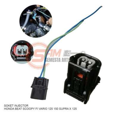 Soket Injector Honda Beat Scoopy Fi Vario 125 150 Supra X 125 Fitting