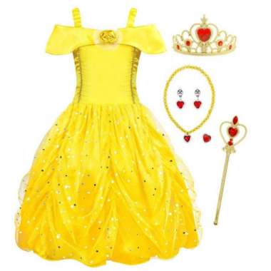 KOSTUM PRINCESS ANAK / DRESS PRINCESS ANAK / KOSTUM ANAK / GAUN ANAK - 150 Belle