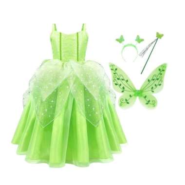 KOSTUM PRINCESS ANAK / DRESS PRINCESS ANAK / KOSTUM ANAK / GAUN ANAK - 150 Tinkerbell