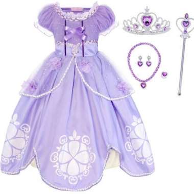 KOSTUM PRINCESS ANAK / DRESS PRINCESS ANAK / KOSTUM ANAK / GAUN ANAK - 130 Sofia