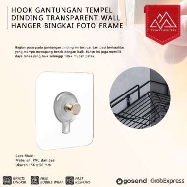 PAKU TEMPEL GANTUNGAN CANTOLAN FRAME BINGKAI FOTO LUKISAN JAM DINDING SATUAN