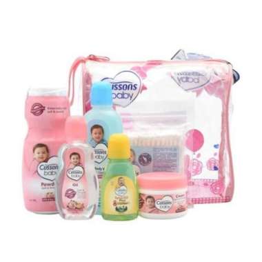 ZS CUSSON-BABY GIFT SET UKURAN BESAR PAKET SABUN MANDI BAYI Pink