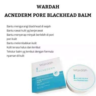 Wardah Acnederm Pore Blackhead Balm - Balsam Anti Jerawat Black Head