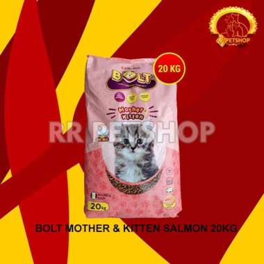 Makanan Anak Kucing Bolt MotherCat Food Kitten 20kg SALMON