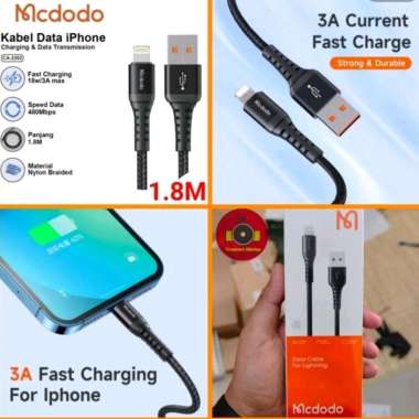 MCDODO CA-2262 Cable USB to Ligthning iPhone 1.8M Nylon