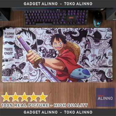 MOUSEPAD PANJANG MOUSEPAD GAMING GRAFITI LuffyWano 40x80