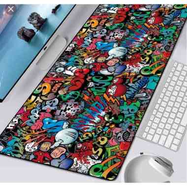 MOUSEPAD PANJANG MOUSEPAD GAMING GRAFITI GRAFITY 40X90