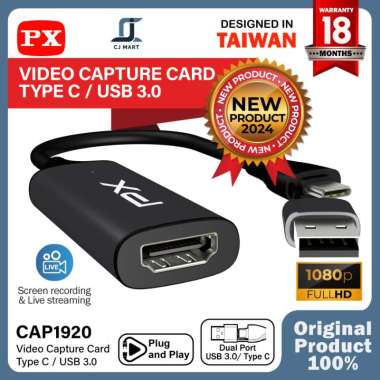 Capture Card HDMI Video Capture USB 3.0 USB Type C audio PX CAP1920
