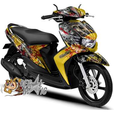 Decal Full Body Mio Soul GT 115 Full Body Decal Soul GT 125 Full Body Striping Mio Soul - God Of War