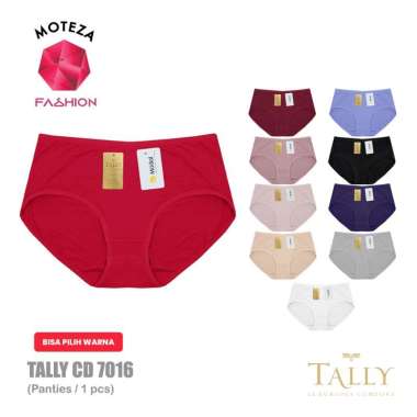 Tally 7016 CD Celana Dalam Wanita - Katun Modal Lembut | Sixe L XL XXL Putih L