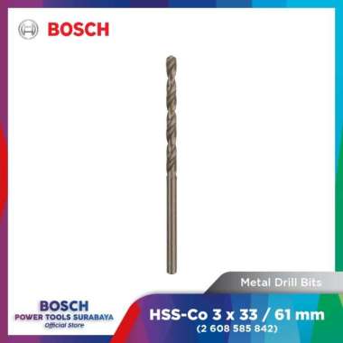 Mata Bor Besi & Baja Bosch HSS-Co 3 mm