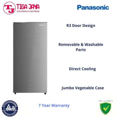 PANASONIC NR-AS171S-H KULKAS 1 PINTU 155 LITER NR-AS171S