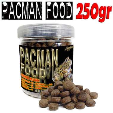 250GR PAKAN KATAK PACMAN FOOD PELET REPTILE KODOK AMPHIBI PIXIE FROG PELLET PAKAN PAC MAN INSTAN FOO