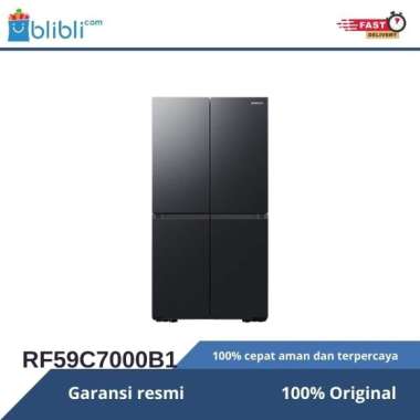 Samsung RF59C7000B1 Kulkas Multidoor 4 Pintu All Around Cooling Freezer Bawah
