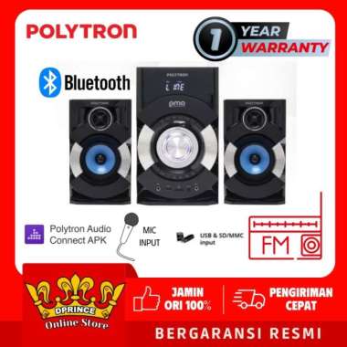 POLYTRON Speaker Bluetooth 9527 Radio FM PMA 9527 / PMA9527 Multicolor