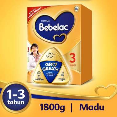 Bebelac 3 Madu 1800g Susu Formula 1-3 Tahun Honey Flavor