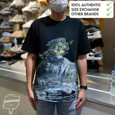 RIC Ricky Is Clown Einstein Statue Emperor Black Tee Original L