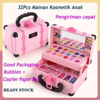 32Pcs Mainan Kosmetik Anak-anak d