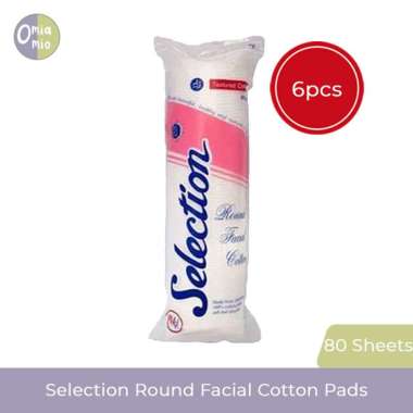 Selection Round Facial Cotton Pads 6pcs