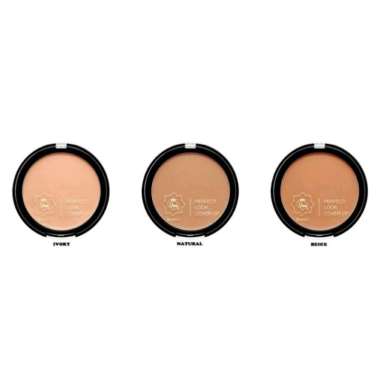 Viva Queen Perfect Look Cover 13gr Up Waterproof Foundation - Bedak Padat Viva 02 Natural