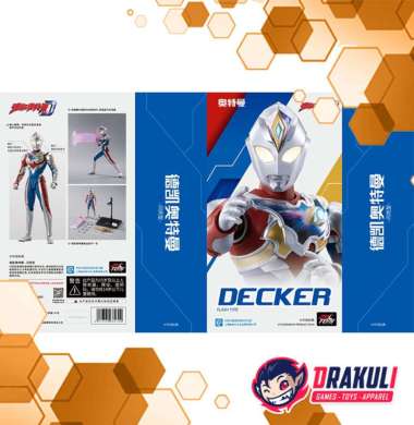 ZD Toys Ultraman Light-Up Series - Ultraman Decker Flash Type