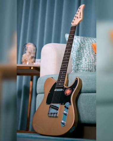 JS Guitars JS TL-2 Nova Series Gold Electric Guitar
