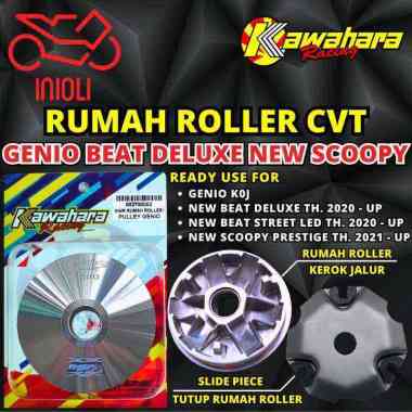 PULLEY PULLY RUMAH ROLLER CVT KAWAHARA RACING GENIO NEW BEAT DELUXE NEW SCOOPY PRESTIGE NEW BEAT STR