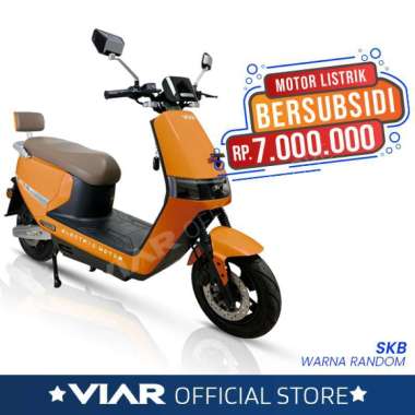 Subsidi - Viar NX Sepeda Motor Listrik [OTR Jabodetabek] Orange Jakarta