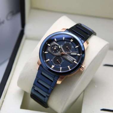 JAM TANGAN WANITA ALEXANDRE CHRISTIE AC 6562 / AC6562 ORIGINAL ROSEGOLD BLUE