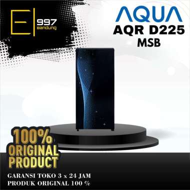 AQUA Kulkas AQRD225 / AQRD 225 / AQR D225 MSB / MSG 1 Pintu 180 Liter AQR D225 MSB Multicolor