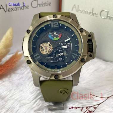 Original 100%!! Alexandre Christie Pria AC 6295 / AC6295 Titanium Green Garansi Resmi 1 tahun