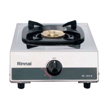 RINNAI Kompor Gas Stainless 1 Tungku RI-511A - Putih
