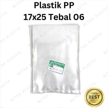 Plastik PP 17x25 Tebal 06 Kantong Plastik Snack Keripik Tebal Bening Transparan Murah