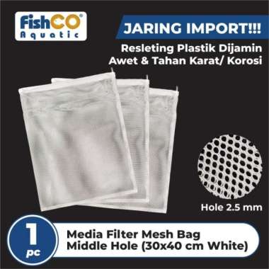 Jaring Kantong Tas Media Filter Mesh Bag Aquarium &amp; Kolam Ikan 15x20cm 30x40 cm