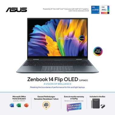 ASUS ZenBook 14 Flip OLED UP5401ZA-OLEDS711 - Pine Grey