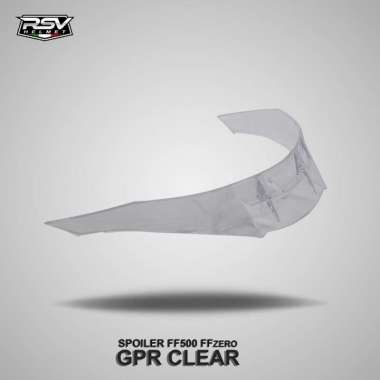 RSV Helmet - RSV HELM SPOILER GPR UNTUK TYPE FFZERO & FF500 CLEAR