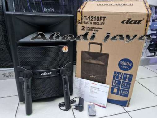 Terbaru Dat Dt 1210Ft Speaker Aktif 12 Inch Portable Dat Dt1201Ft New Dat 1210ft
