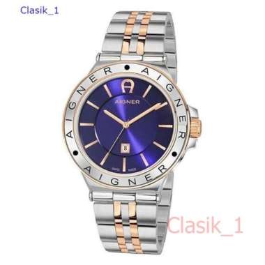 Original 100%!! Jam Tangan AIGNER A141110 Trieste Blue Made in swiss Garansi Resmi 2 Tahun