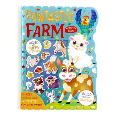 Igloo Books Funtastic Farm Activity Book Packed With Puffy Stickers