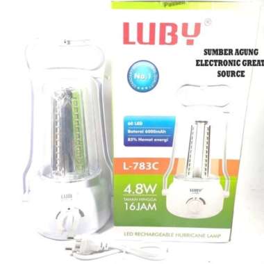 L783C Luby Emergency Lentera L 783 4.8w Tahan 15 Jam LED