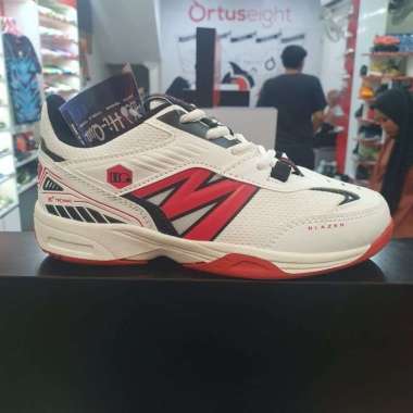 Sepatu Badminton Anak - Anak Hi-Qua Blazer JR Original ! 33 Putih